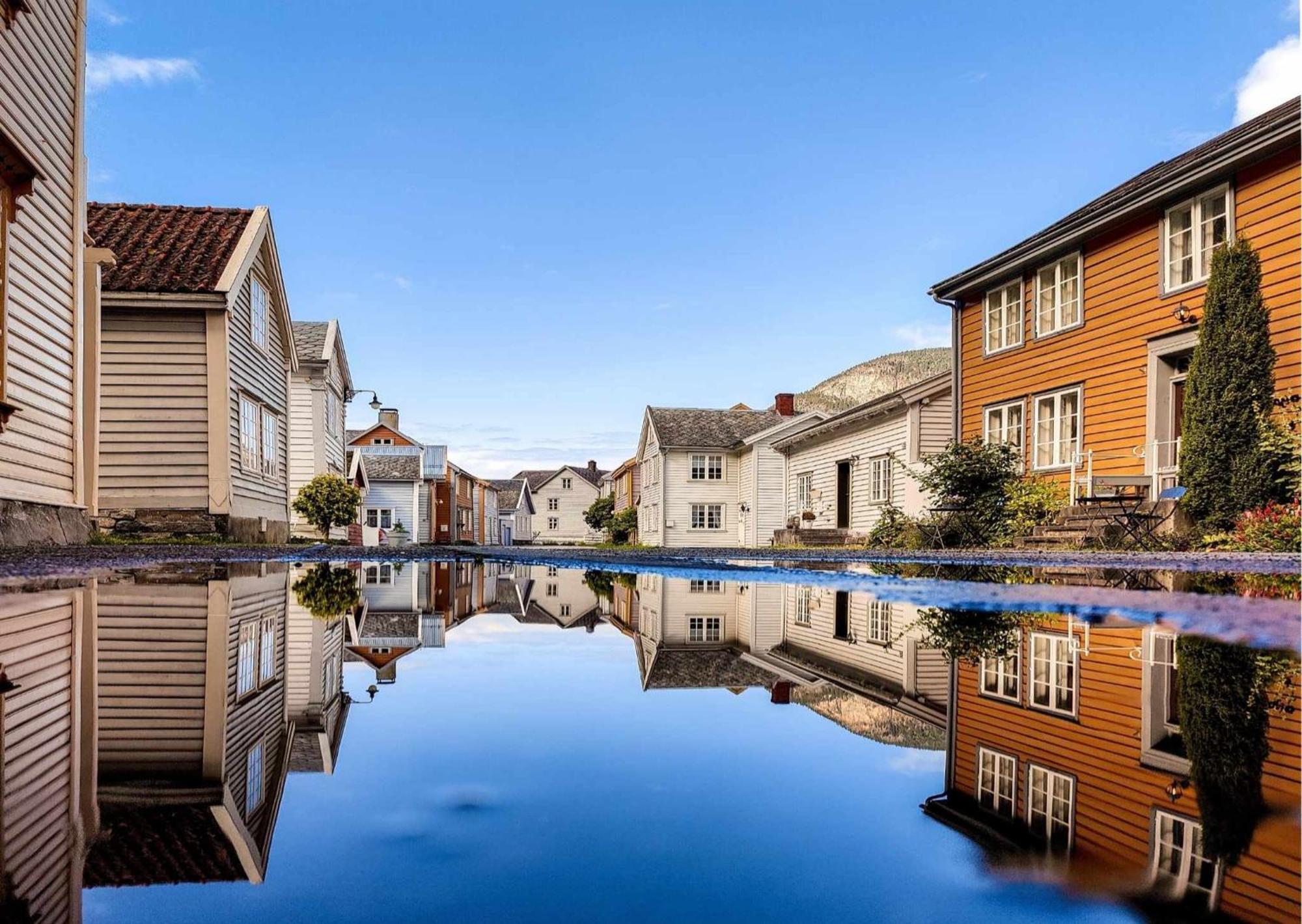 Villa Kvammehuset Pa Gamle Lærdalsøyri Exterior foto