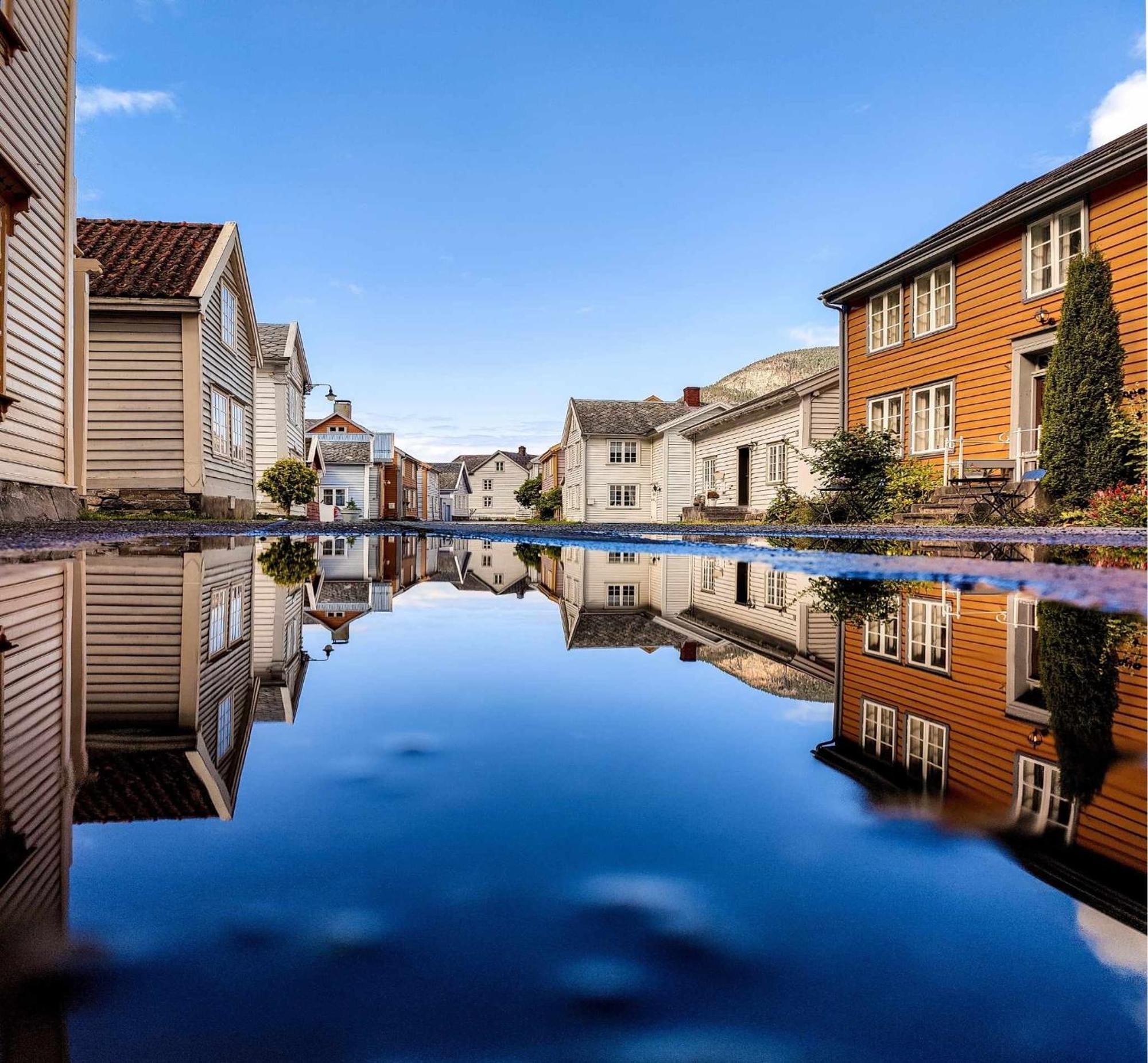 Villa Kvammehuset Pa Gamle Lærdalsøyri Exterior foto