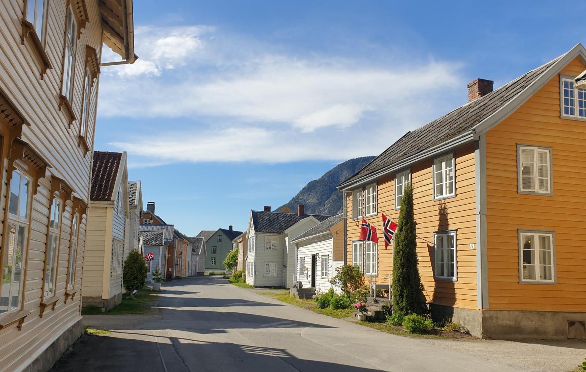 Villa Kvammehuset Pa Gamle Lærdalsøyri Exterior foto